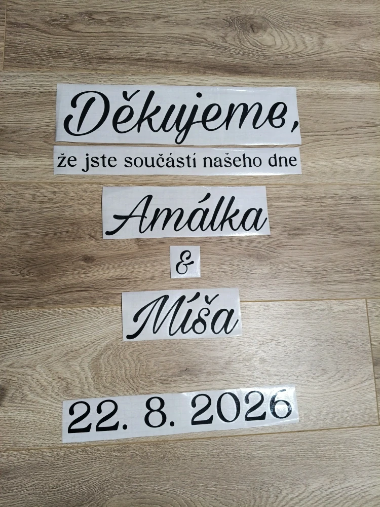 Elegantní polep na zrcadlo