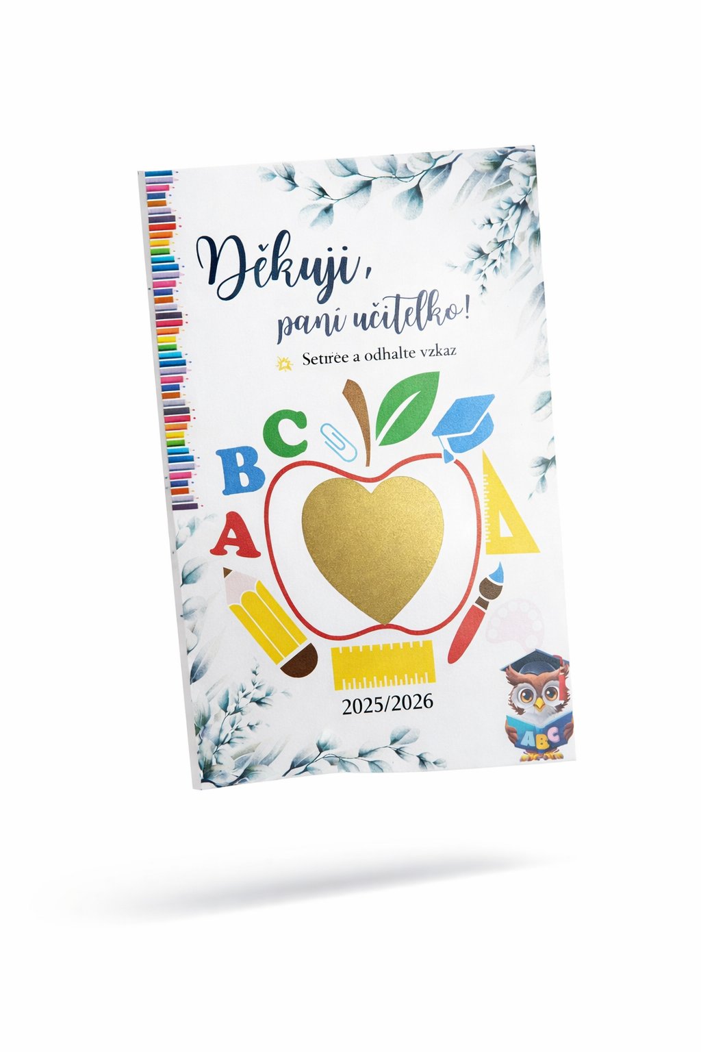 Stírací učitelský los - Moudrá sova