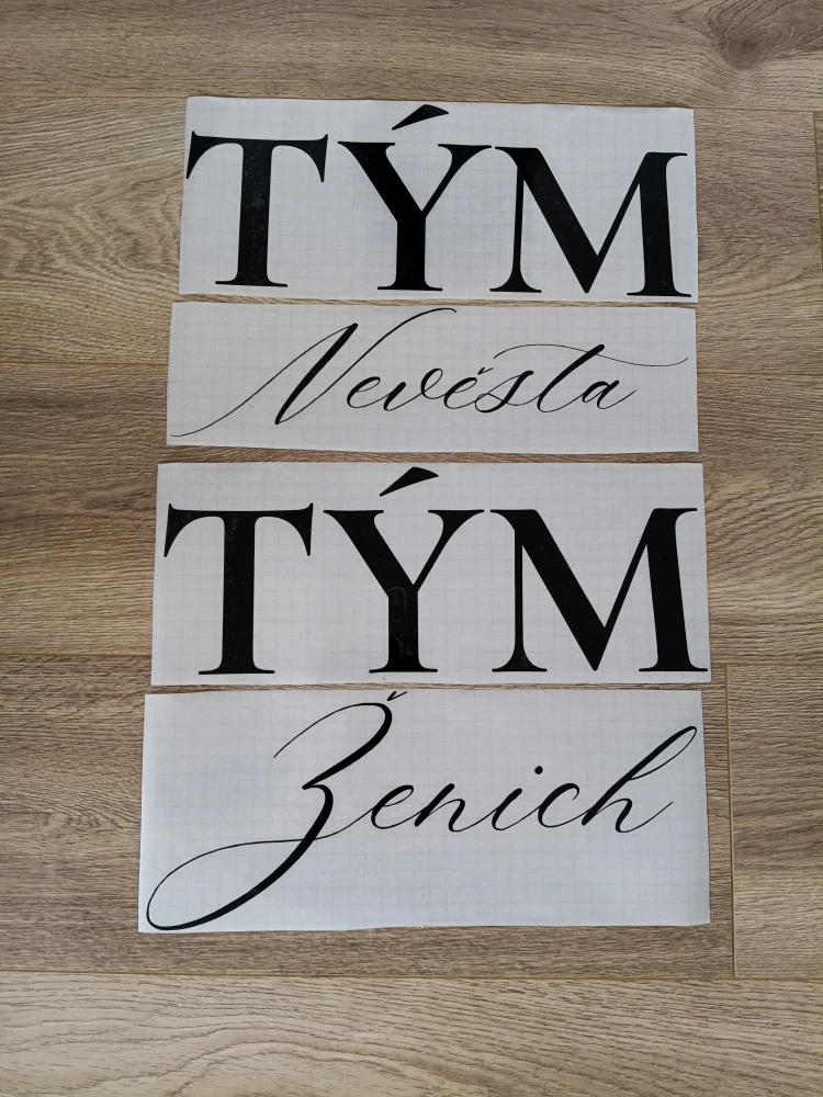 Svatební polep na míru