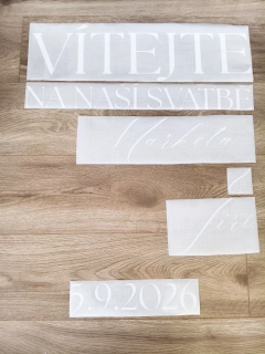Elegantní polep na zrcadlo